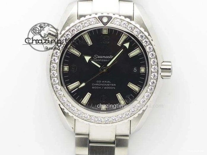 0111 Seamaster 300m Chrono SS YG OMF 1:1 Best Edition Blue Dial on SS YG Bracelet A Popular 7685